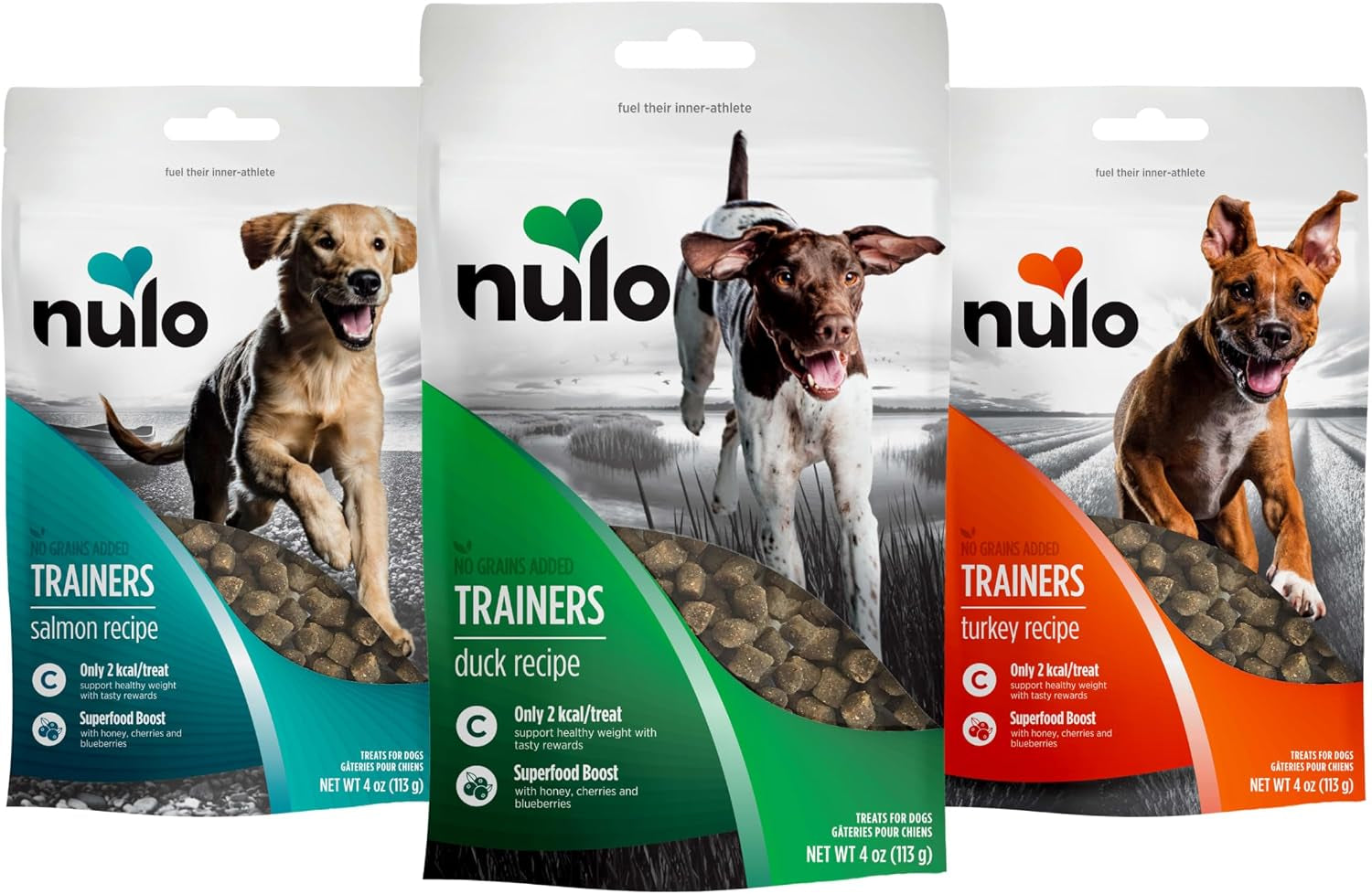 Trainers Duck Recipe Grain-Free Low-Calorie Healthy Dog & Puppy Training Treats, 4 Ounce Pouch