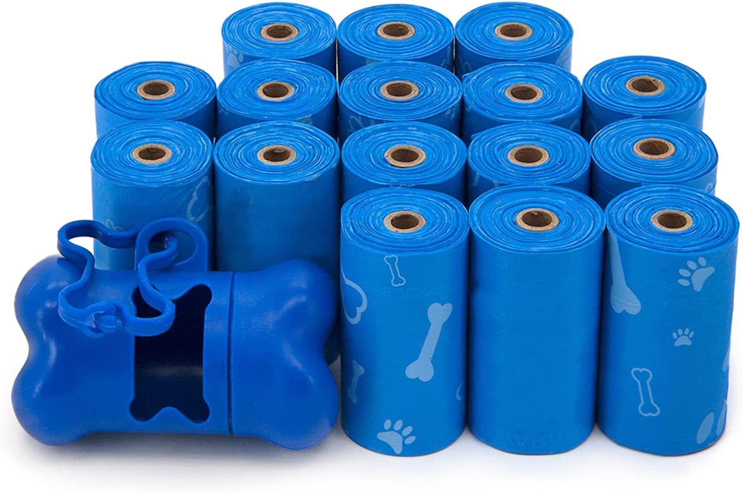 Dog Poop Bags for Waste Refuse Cleanup, Doggy Roll Replacements for Outdoor Puppy Walking and Travel, Leak Proof and Tear Resistant, Thick Plastic - Assorted, 150 Bags