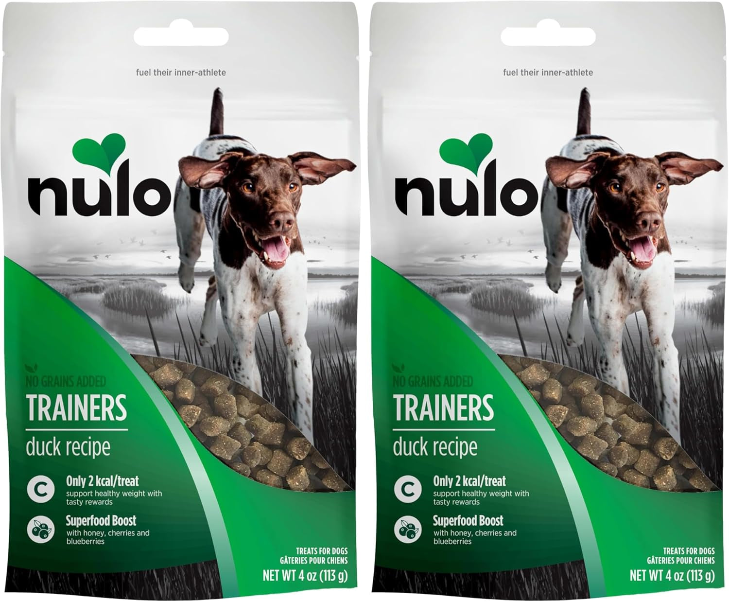 Trainers Duck Recipe Grain-Free Low-Calorie Healthy Dog & Puppy Training Treats, 4 Ounce Pouch