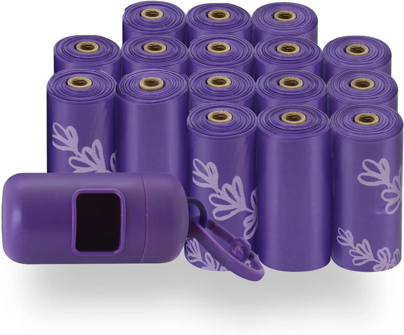 Dog Poop Bags for Waste Refuse Cleanup, Doggy Roll Replacements for Outdoor Puppy Walking and Travel, Leak Proof and Tear Resistant, Thick Plastic - Assorted, 150 Bags